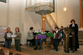 Gemeindeband - Unser erster Auftritt beim Familiengottesdienst am 1. Advent 2010