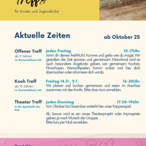 Unere Treffs im Überblick